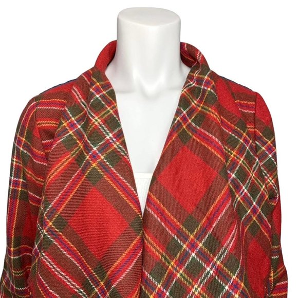 TASHA POLIZZI Sussex Plaid Tie Coat - Picture 6 of 11